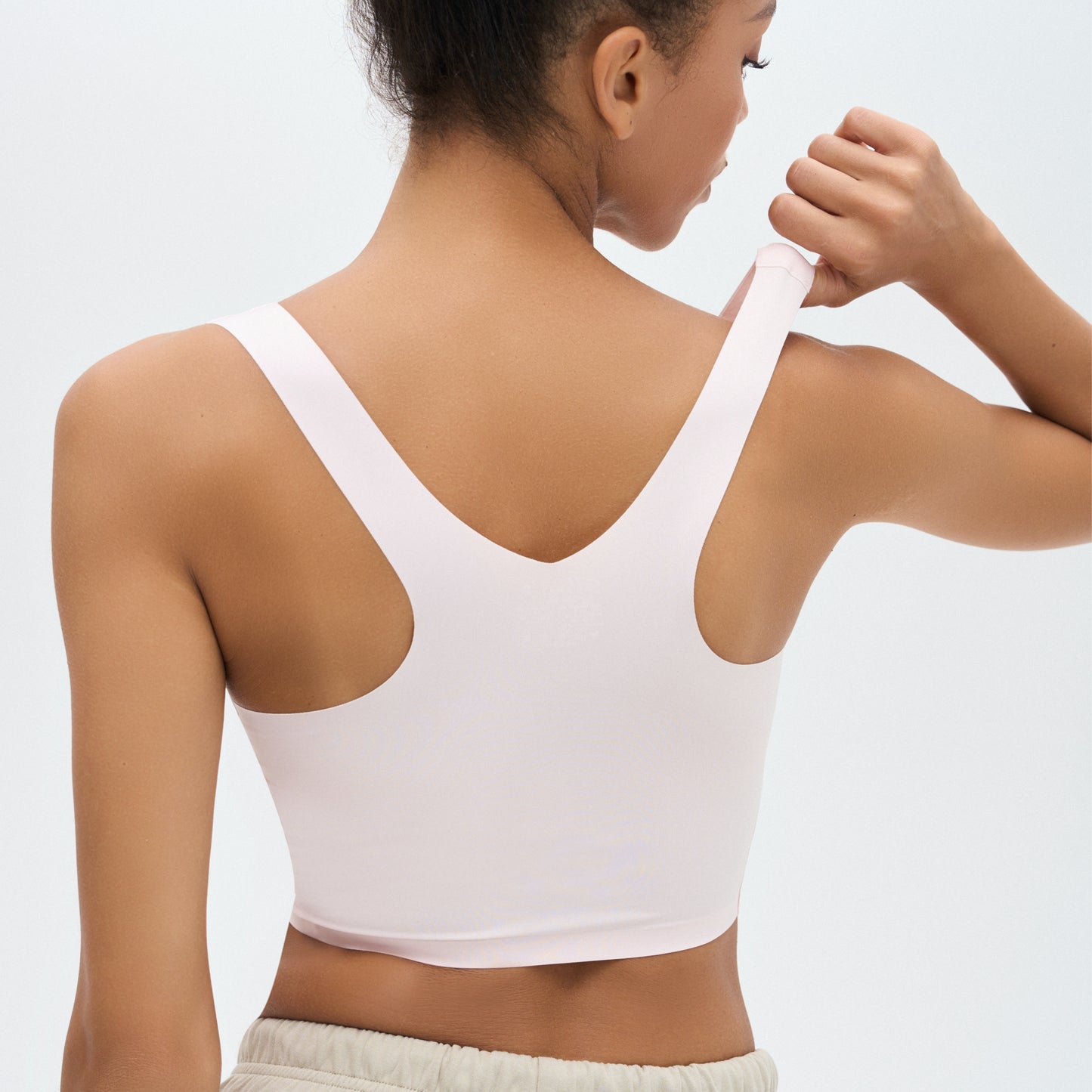 5-Pack Ultimate Seamless Tank Bra with Silicone Breathable Nipple Cover